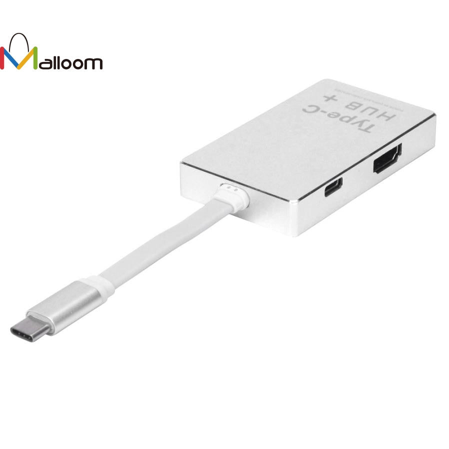 Usb 3.0 HUB Type-c Multi Function HUB MICRO SD Card 4K Displays+Chargi ...
