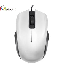 Malloom 2016 New Arrival Gift Sale USB 3 Button Optical Scroll Wired Mouse Mice For PC Laptop Desktop Women Use