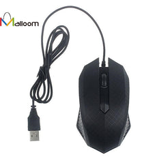 Malloom 2017 PC Accessories 1200 DPI USB Wired Optical 1.5M Long 5 Million Clicks Gaming Mice Mouse For Window For Mac Game