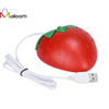 Strawberry Cute Optical USB LED Wired Game Mouse USB Cable Mice For PC Laptop Computer Mouse Gaming Mouse For High-End #2515