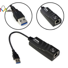 New USB 3.0 10/100/1000Mbps Gigabit Ethernet RJ45 External Network Card LAN Adapter