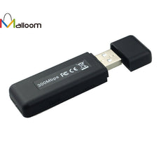 2017 Hot Sell 5GHz + 2.4GHz Dual Band 2T2R 300Mbps USB 2.0 Wireless Adapter Dongle