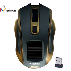 Malloom Mouse Gaming Battery Mini mouse 2.4Ghz Wireless Optical Positioning 10m Distances 2000 DPI For Computer Pc Laptop #05