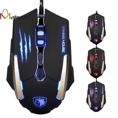 High Quality Mouse USB 7 Buttons 3500 DPI Wired Gaming Mouse LED Optical Game Mice For PC Laptop Colorful Mouse For CS #202