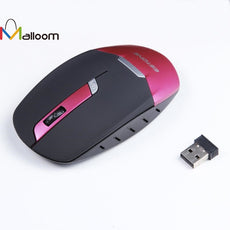 Trustworthy 4Color Mouse Mice 2.4GHz Portable usb Wireless Optical Cordless Gaming Mouse For Computer PC Laptop Mouse Gamer Cami