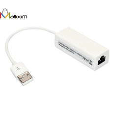 2017 Mini Usb ethernet extender Hot Sale White USB2.0 Male to RJ45 Ethernet Lan Network Adapter Dongle 10/100 Mbps 802.11a/g