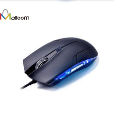 Malloom New Cobra Optical 1600 DPI USB Wired Gaming Game Mouse For Games PC Laptop Black