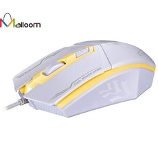 Malloom Mouse Gift Professional 1600DPI LED Optical Wired Gaming Mouse for Pro Mouse Gamer For High-End Player Brand #155