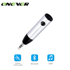 Wireless Bluetooth jack Car Kit Hands free 3.5mm Jack Bluetooth Audio Receiver Adapter AUX with Mic for Speaker Headphone