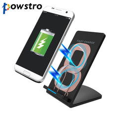 Powstro Universal Qi Wireless Charger For Samsung Galaxy S8 Plus S6 S7 edge Note 5 7 USB Original Fast Charging For HTC Nexus
