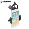 Powstro Universal Microscope Telescope Stand Adapter For Iphone 7 6S SE For Samsung Galaxy S8 S7 Smartphone Phone holder