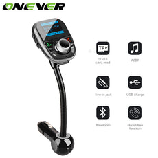 Universal Car MP3 Audio Player Bluetooth FM Transmitter Wireless FM Modulator Car Kit With LCD Display And Remote Controller