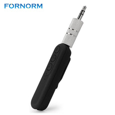 FORNORM Universale 3.5mm Bluetooth Receiver Music Audio Adapter  AUX Streaming A2DP Kit with Mic for Speaker Headphone