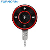 FORNORM wireless Bluetooth Media Remote Button A2DP Audio Receiver Adapter Stereo Hand-free with 3.5mm AUX Jack for Headset Car