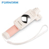FORNORM Mini Selfie Stick With Wired Button Silicone Vonvex Mirror Handle Universal For iPhone 6 5 Android Samsung Huawei Xiaomi