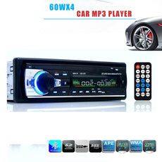 60WX4 Car Radio 12V Bluetooth V2.0 Car Audio Stereo In-dash 1 Din FM Aux Input Receiver SD USB MP3 MMC WMA Car Radio Mp3 Player