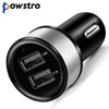Powstro Dual USB Car Charger 12V 3.1A Vehicle Charger for iPhone 5 6S plus ipad Samsung Galaxy S4 S5 Tablet ect Car Charger