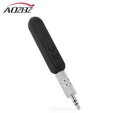 Aozbz universal 3.5mm Car Kit Bluetooth 4.2 Receiver Music Audio Receiver Adapter AUX Streaming A2DP Kit for Speaker Headphone