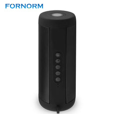 FORNORM Portable Wireless Bluetooth Waterproof Speaker With Microphone Hands Free Call Audio Input For Outdoor Hiking