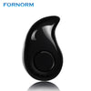 FORNORM Wireless Stealth Earpiece Mini Bluetooth V4.0 Sport Earphone Headset Music Handsfree Voice Prompts for iPhone Android