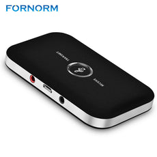 FORNORM 2 in 1 Wireless Bluetooth 4.1 Audio Transmitter Receiver 3.5mm A2DP Music Stereo Adapter for Home Car Stereo TV Mp3/4 PC