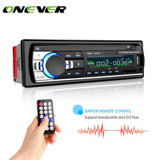 Bluetooth Car Stereo Audio In-Dash FM MP3 Radio Player with AUX-IN SD USB DC 12V USB MP3 MMC WMA FLAC Car Radio Player