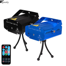 Konesky Club DJ Disco Light Projector Stage Laser Light Party Green Red Voice Control Function with Remote US /UK /AU/ EU