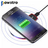 Powstro Qi Wireless Charger Charging Pad Mat for Samsung Galaxy S6 S7 Edge Google Nexus 4/5 Lumia 920 Qi Smartphone Charge Dock