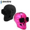 Halloween Skull Head Shape 3.5mm Audio Wireless Bluetooth Speaker Stereo Rechargeable for Desktop PC Laptop Tablet Smartphone