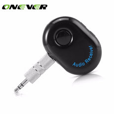 Onever Mini 3.5mm jack Bluetooth Music Audio Receiver Adapter Hands-free Car Kit AUX A2DP Streaming Kit for Speaker Headphone