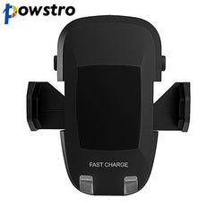 Powstro Fast Car Wireless Charging and Air Vent Car Mount Phone Holder With Fast Car Phone Charger For Samsung Galaxy For iPhone