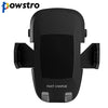 Powstro Fast Car Wireless Charging and Air Vent Car Mount Phone Holder With Fast Car Phone Charger For Samsung Galaxy For iPhone