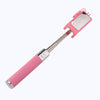FORNORM Handheld Adjustable 270 Degree Flexible Telescoping Selfie Stick 3.5mm Wired Control with Mirror Smartphone for iPhone S