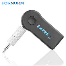 FORNORMR 3.5mm Portable AUX A2DP Function Bluetooth Adapter Audio Music Receiver  Kit for Speaker Headphone Car Computer