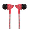 Wired 3.5mm Earphone Cloth Rope Earpieces Stereo Bass MP3 Music Wired Headset with Microphone for Cellphone MP3 MP4