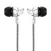 Wired 3.5mm Earphone Cloth Rope Earpieces Stereo Bass MP3 Music Wired Headset with Microphone for Cellphone MP3 MP4