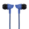 Wired 3.5mm Earphone Cloth Rope Earpieces Stereo Bass MP3 Music Wired Headset with Microphone for Cellphone MP3 MP4