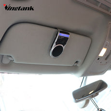 Vingtank Universal Solar Car Bluetooth Speakerphone Hands-free Sunvisor Speaker usb Car Charger Speaker for iPhone LCD display