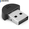 Super Mini USB 2.0 Microphone Audio Adapter Driver Portable Studio Speech mic for PC Notebook