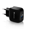 Powstro QC3.0 fast charger+4 in 1 Multi USB Charging Cable Charger Cord for iPhone 6S 6 Samsung Note 3 Android Phone Power Bank