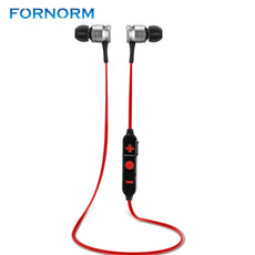 FORNORM Sport Wireless Earphone Bluetooth Stereo Fashion Headset With Microphone Rechargeable In-Ear Earbuds