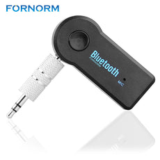 FORNORM Universal 3.5mm Auto AUX A2DP Function Bluetooth Audio Music Receiver Adapter Kit for Speaker Headphone Car Computer