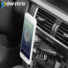 Powstro Car Mount Phone Holder Magnetic CD Slot Car Smartphone 360 Degree Stand for iPhone X Samsung S8 GPS Tablets