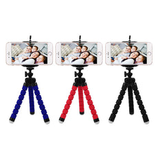 Powstro Mini Flexible Tripod Phone Holder Cell Phone Bracket for iPhone Cellphone DSLR Camera for Gopro Hero 5 4 3 SJ4000 5000