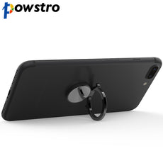 Powstro Metal Phone Ring Holder 360 Degree Rotatable Desk Stand for iphone 7 8 for Samsung Smartphone / Tablet