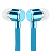 FORNORM Shoelaces Earphones In-Ear Stereo Bass Headset with Microphone for iphone 7 6S Samsung Xiaomi