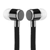 FORNORM Shoelaces Earphones In-Ear Stereo Bass Headset with Microphone for iphone 7 6S Samsung Xiaomi