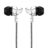 FORNORM Braided Crack Earphone Cloth Rope Earpieces With Micrphone Stereo Bass MP3 Music Headset For Smartphone MP3 MP4 Player