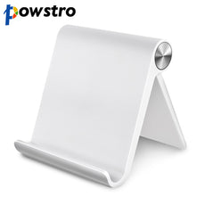 Desk Folding Tablet Mobile Phone Stand Bracket Holder Foldable Adjustable Angle for iPhone Samsung Phone Tablet Less 11 Inch