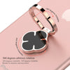 Powstro Four-leaf Clover Phone Holder Universal 2 in 1 function Mobile Cell Phone Ring Hook 360 Rotatable Smartphone Stand